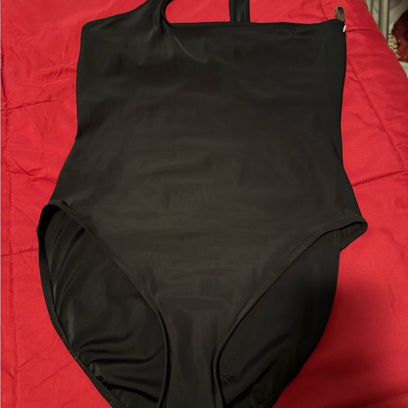 Calvin Klein Black One Piece Swimsuit Sleek Design - Picture 1 of 4